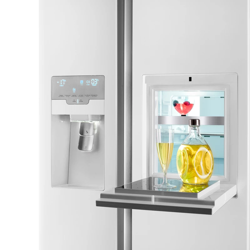 یخچال و فریزر ساید بای ساید اسنوا مدل SN8-2035 ظرفیت 35 فوت