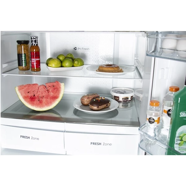 یخچال و فریزر ساید بای ساید پاکشوما مدل P190 ظرفیت 28 فوت