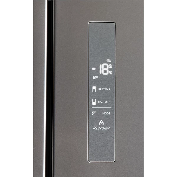 یخچال و فریزر ساید بای ساید پاکشوما مدل P190 ظرفیت 28 فوت